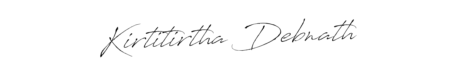 The best way (Antro_Vectra) to make a short signature is to pick only two or three words in your name. The name Kirtitirtha Debnath include a total of six letters. For converting this name. Kirtitirtha Debnath signature style 6 images and pictures png