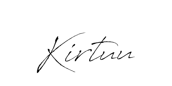 How to Draw Kirtuu signature style? Antro_Vectra is a latest design signature styles for name Kirtuu. Kirtuu signature style 6 images and pictures png