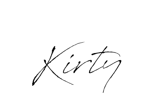 Once you've used our free online signature maker to create your best signature Antro_Vectra style, it's time to enjoy all of the benefits that Kirty name signing documents. Kirty signature style 6 images and pictures png