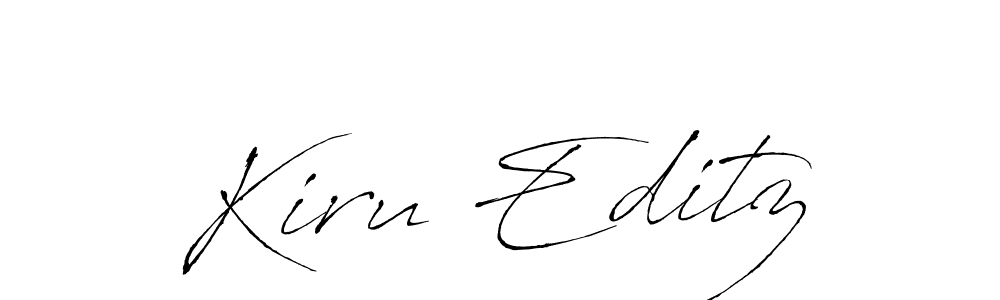 You should practise on your own different ways (Antro_Vectra) to write your name (Kiru Editz) in signature. don't let someone else do it for you. Kiru Editz signature style 6 images and pictures png
