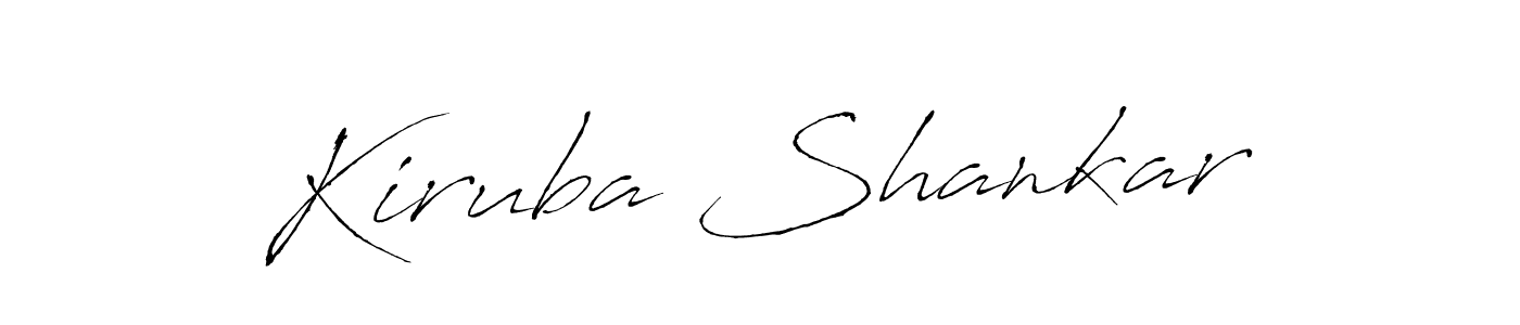 How to make Kiruba Shankar signature? Antro_Vectra is a professional autograph style. Create handwritten signature for Kiruba Shankar name. Kiruba Shankar signature style 6 images and pictures png