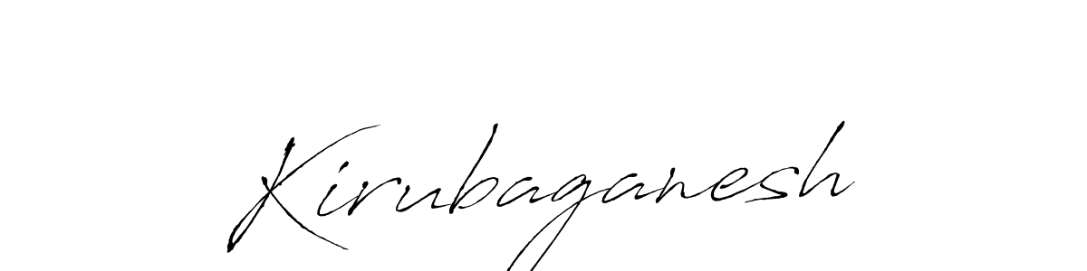 Use a signature maker to create a handwritten signature online. With this signature software, you can design (Antro_Vectra) your own signature for name Kirubaganesh. Kirubaganesh signature style 6 images and pictures png