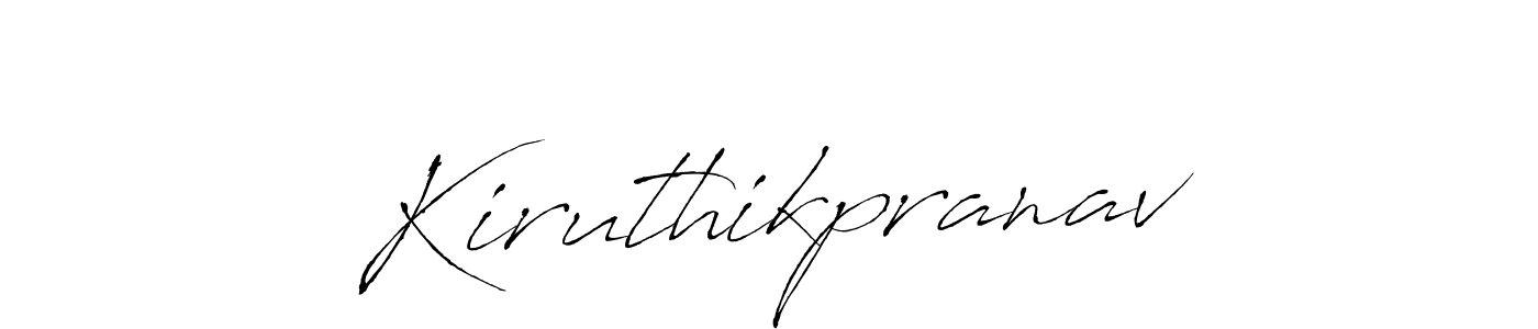 Also we have Kiruthikpranav name is the best signature style. Create professional handwritten signature collection using Antro_Vectra autograph style. Kiruthikpranav signature style 6 images and pictures png