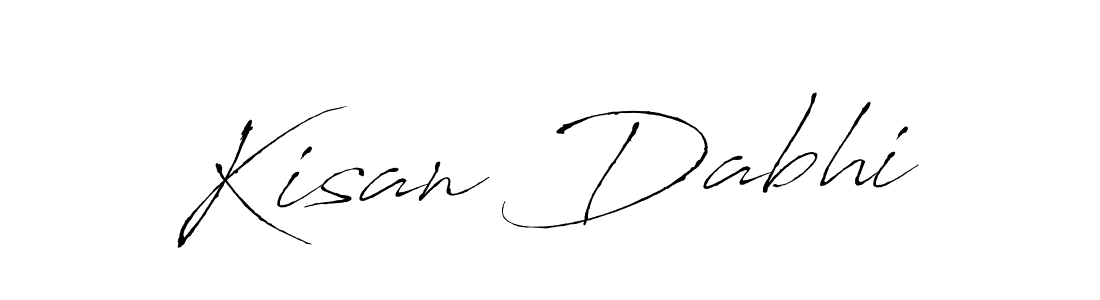 How to make Kisan Dabhi name signature. Use Antro_Vectra style for creating short signs online. This is the latest handwritten sign. Kisan Dabhi signature style 6 images and pictures png