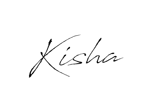 Create a beautiful signature design for name Kisha. With this signature (Antro_Vectra) fonts, you can make a handwritten signature for free. Kisha signature style 6 images and pictures png