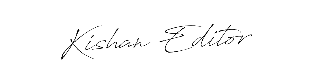 Also You can easily find your signature by using the search form. We will create Kishan Editor name handwritten signature images for you free of cost using Antro_Vectra sign style. Kishan Editor signature style 6 images and pictures png