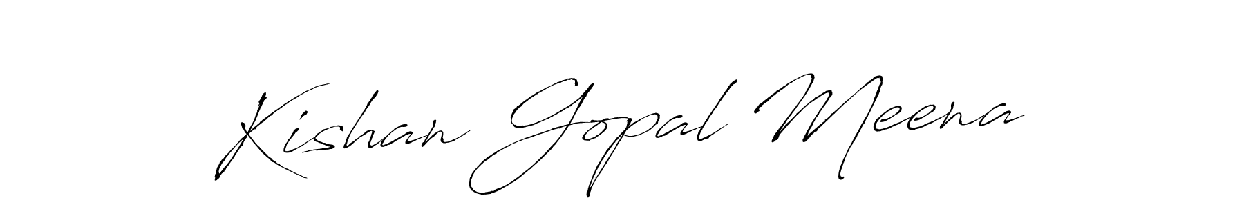 It looks lik you need a new signature style for name Kishan Gopal Meena. Design unique handwritten (Antro_Vectra) signature with our free signature maker in just a few clicks. Kishan Gopal Meena signature style 6 images and pictures png