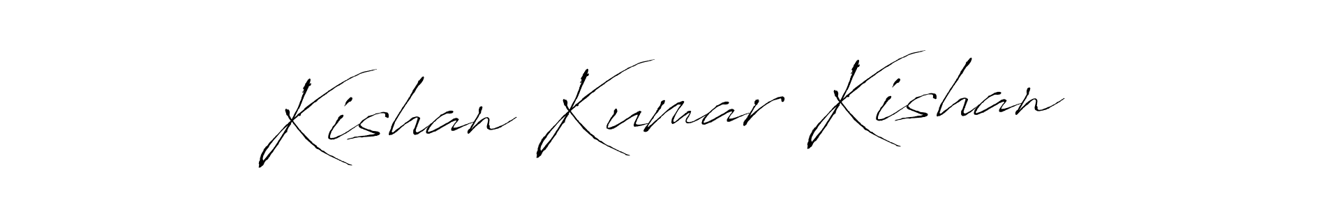 You should practise on your own different ways (Antro_Vectra) to write your name (Kishan Kumar Kishan) in signature. don't let someone else do it for you. Kishan Kumar Kishan signature style 6 images and pictures png