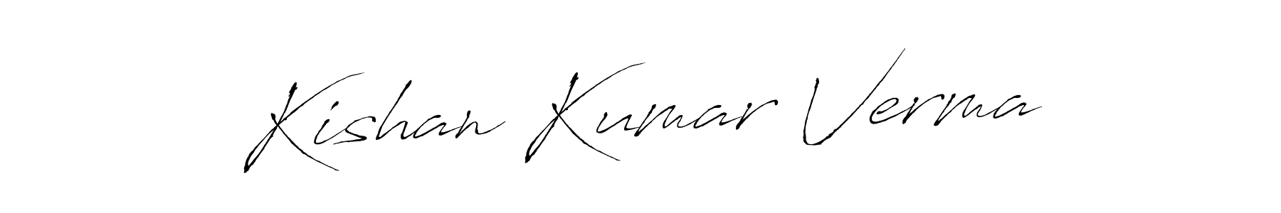 How to make Kishan Kumar Verma signature? Antro_Vectra is a professional autograph style. Create handwritten signature for Kishan Kumar Verma name. Kishan Kumar Verma signature style 6 images and pictures png