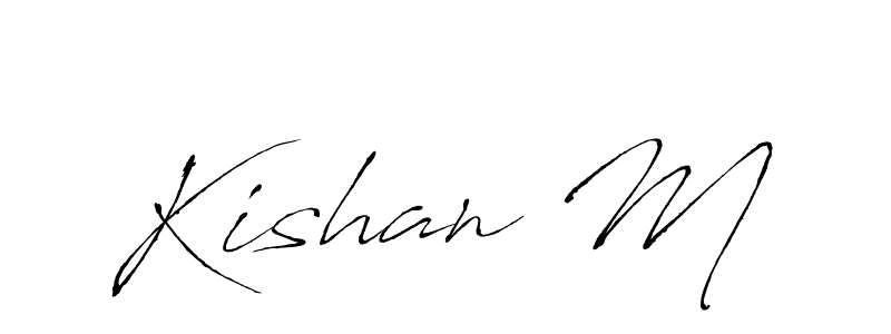 This is the best signature style for the Kishan M name. Also you like these signature font (Antro_Vectra). Mix name signature. Kishan M signature style 6 images and pictures png