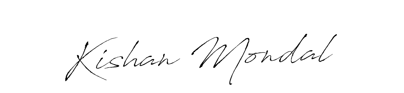 Create a beautiful signature design for name Kishan Mondal. With this signature (Antro_Vectra) fonts, you can make a handwritten signature for free. Kishan Mondal signature style 6 images and pictures png