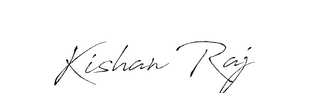 Kishan Raj stylish signature style. Best Handwritten Sign (Antro_Vectra) for my name. Handwritten Signature Collection Ideas for my name Kishan Raj. Kishan Raj signature style 6 images and pictures png