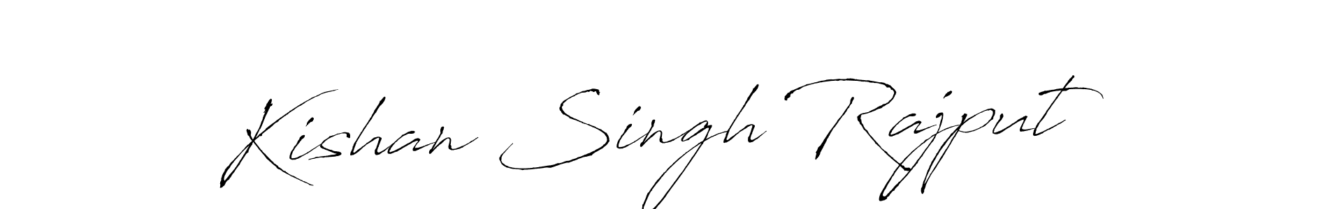 Make a beautiful signature design for name Kishan Singh Rajput. With this signature (Antro_Vectra) style, you can create a handwritten signature for free. Kishan Singh Rajput signature style 6 images and pictures png