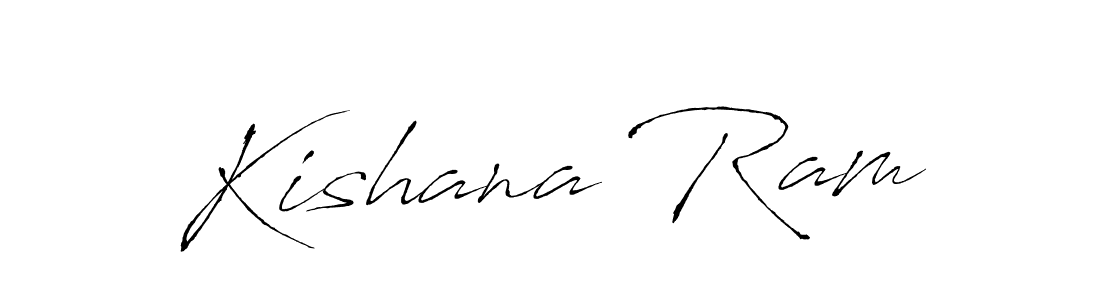 How to make Kishana Ram name signature. Use Antro_Vectra style for creating short signs online. This is the latest handwritten sign. Kishana Ram signature style 6 images and pictures png