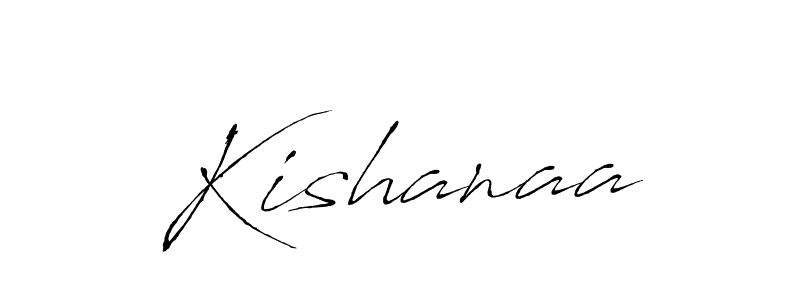 How to make Kishanaa signature? Antro_Vectra is a professional autograph style. Create handwritten signature for Kishanaa name. Kishanaa signature style 6 images and pictures png