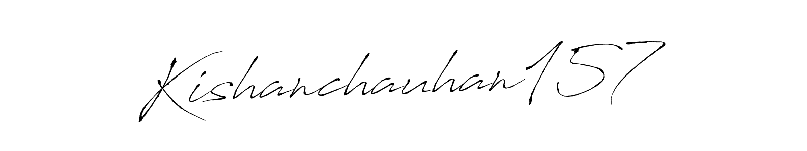 Antro_Vectra is a professional signature style that is perfect for those who want to add a touch of class to their signature. It is also a great choice for those who want to make their signature more unique. Get Kishanchauhan157 name to fancy signature for free. Kishanchauhan157 signature style 6 images and pictures png