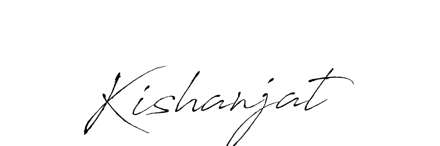 Kishanjat stylish signature style. Best Handwritten Sign (Antro_Vectra) for my name. Handwritten Signature Collection Ideas for my name Kishanjat. Kishanjat signature style 6 images and pictures png