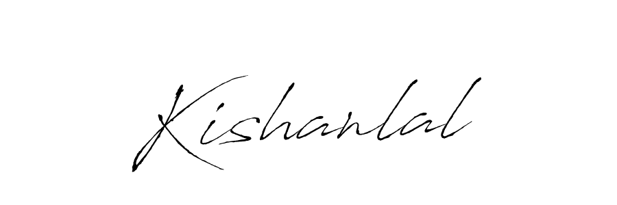 Design your own signature with our free online signature maker. With this signature software, you can create a handwritten (Antro_Vectra) signature for name Kishanlal. Kishanlal signature style 6 images and pictures png