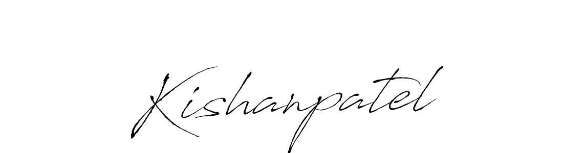 How to make Kishanpatel signature? Antro_Vectra is a professional autograph style. Create handwritten signature for Kishanpatel name. Kishanpatel signature style 6 images and pictures png