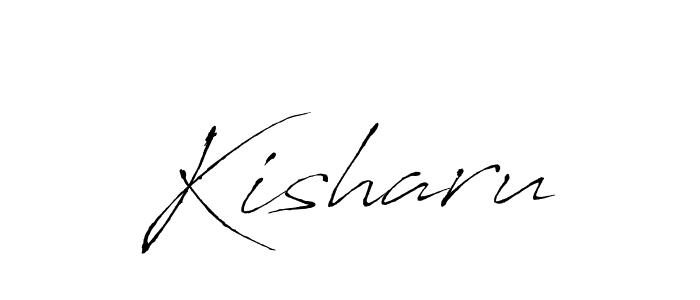 Create a beautiful signature design for name Kisharu. With this signature (Antro_Vectra) fonts, you can make a handwritten signature for free. Kisharu signature style 6 images and pictures png