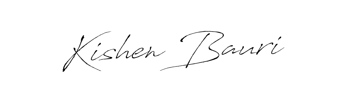 Similarly Antro_Vectra is the best handwritten signature design. Signature creator online .You can use it as an online autograph creator for name Kishen Bauri. Kishen Bauri signature style 6 images and pictures png