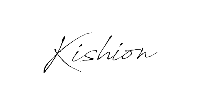 Similarly Antro_Vectra is the best handwritten signature design. Signature creator online .You can use it as an online autograph creator for name Kishion. Kishion signature style 6 images and pictures png