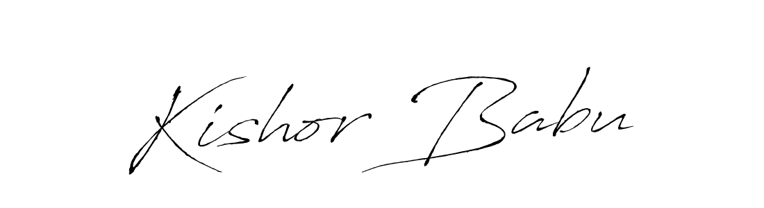 Also You can easily find your signature by using the search form. We will create Kishor Babu name handwritten signature images for you free of cost using Antro_Vectra sign style. Kishor Babu signature style 6 images and pictures png