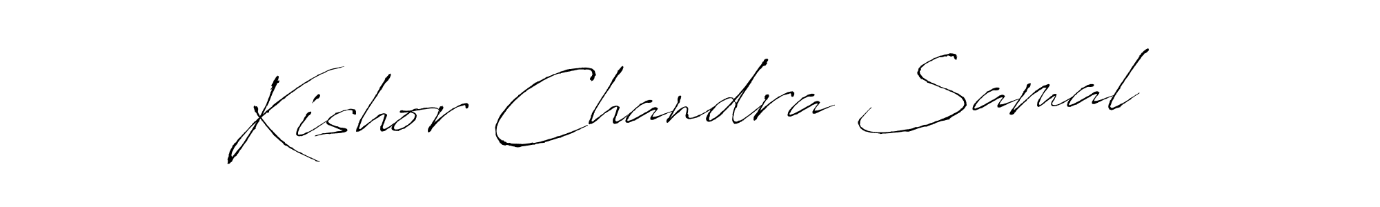 How to make Kishor Chandra Samal signature? Antro_Vectra is a professional autograph style. Create handwritten signature for Kishor Chandra Samal name. Kishor Chandra Samal signature style 6 images and pictures png