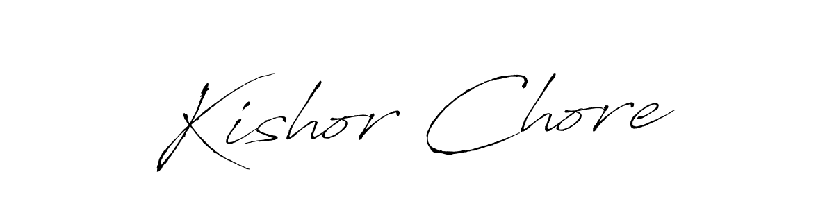 Use a signature maker to create a handwritten signature online. With this signature software, you can design (Antro_Vectra) your own signature for name Kishor Chore. Kishor Chore signature style 6 images and pictures png