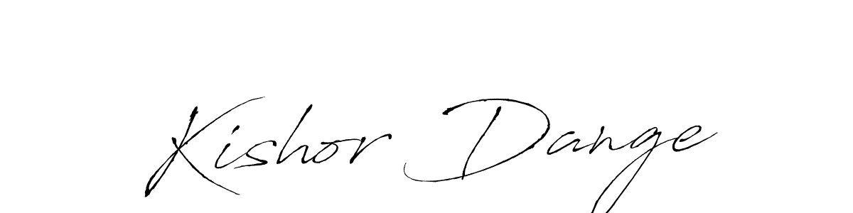 Similarly Antro_Vectra is the best handwritten signature design. Signature creator online .You can use it as an online autograph creator for name Kishor Dange. Kishor Dange signature style 6 images and pictures png