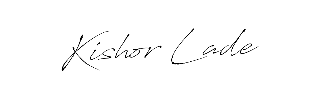 See photos of Kishor Lade official signature by Spectra . Check more albums & portfolios. Read reviews & check more about Antro_Vectra font. Kishor Lade signature style 6 images and pictures png