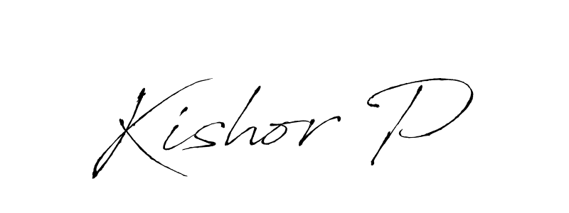 Also You can easily find your signature by using the search form. We will create Kishor P name handwritten signature images for you free of cost using Antro_Vectra sign style. Kishor P signature style 6 images and pictures png