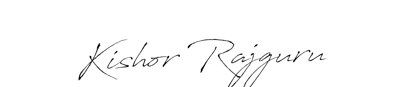 This is the best signature style for the Kishor Rajguru name. Also you like these signature font (Antro_Vectra). Mix name signature. Kishor Rajguru signature style 6 images and pictures png