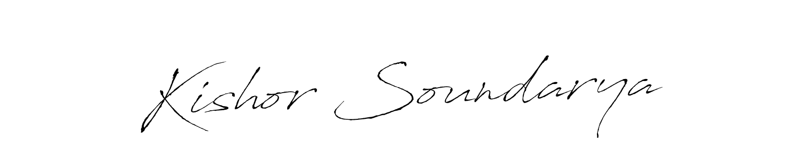 Similarly Antro_Vectra is the best handwritten signature design. Signature creator online .You can use it as an online autograph creator for name Kishor Soundarya. Kishor Soundarya signature style 6 images and pictures png