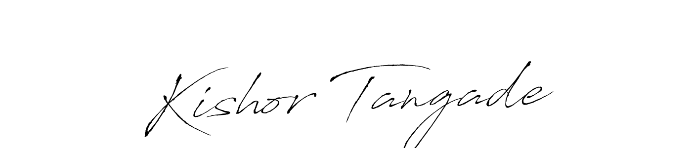 How to Draw Kishor Tangade signature style? Antro_Vectra is a latest design signature styles for name Kishor Tangade. Kishor Tangade signature style 6 images and pictures png