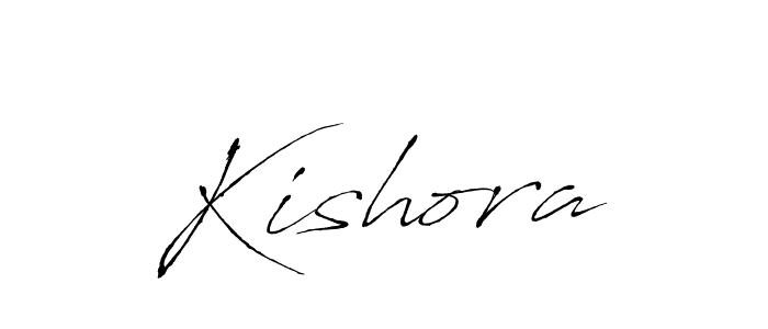 Design your own signature with our free online signature maker. With this signature software, you can create a handwritten (Antro_Vectra) signature for name Kishora. Kishora signature style 6 images and pictures png