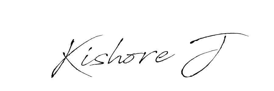 if you are searching for the best signature style for your name Kishore J. so please give up your signature search. here we have designed multiple signature styles  using Antro_Vectra. Kishore J signature style 6 images and pictures png