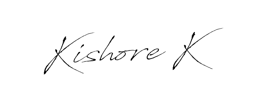 You should practise on your own different ways (Antro_Vectra) to write your name (Kishore K) in signature. don't let someone else do it for you. Kishore K signature style 6 images and pictures png