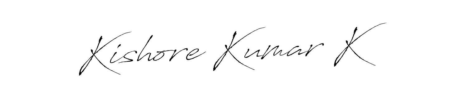 Best and Professional Signature Style for Kishore Kumar K. Antro_Vectra Best Signature Style Collection. Kishore Kumar K signature style 6 images and pictures png