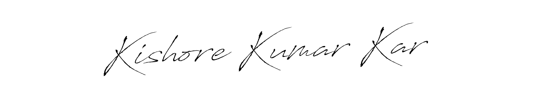 You should practise on your own different ways (Antro_Vectra) to write your name (Kishore Kumar Kar) in signature. don't let someone else do it for you. Kishore Kumar Kar signature style 6 images and pictures png