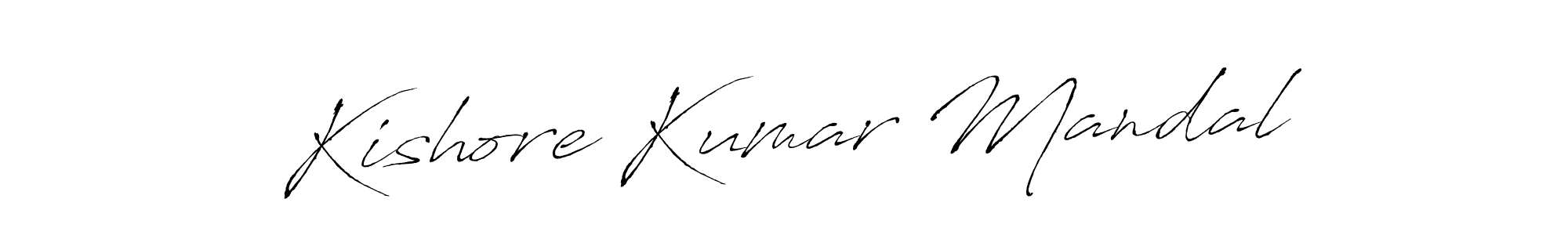 Similarly Antro_Vectra is the best handwritten signature design. Signature creator online .You can use it as an online autograph creator for name Kishore Kumar Mandal. Kishore Kumar Mandal signature style 6 images and pictures png