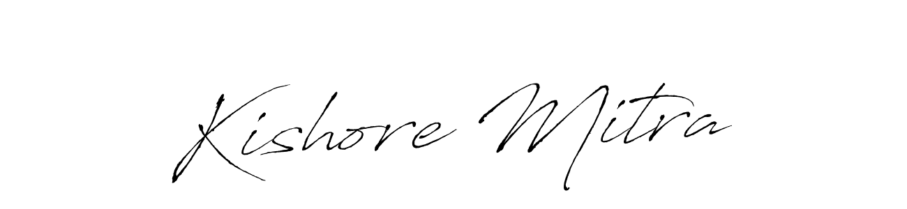Design your own signature with our free online signature maker. With this signature software, you can create a handwritten (Antro_Vectra) signature for name Kishore Mitra. Kishore Mitra signature style 6 images and pictures png