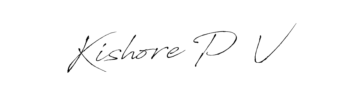 Best and Professional Signature Style for Kishore P  V. Antro_Vectra Best Signature Style Collection. Kishore P  V signature style 6 images and pictures png