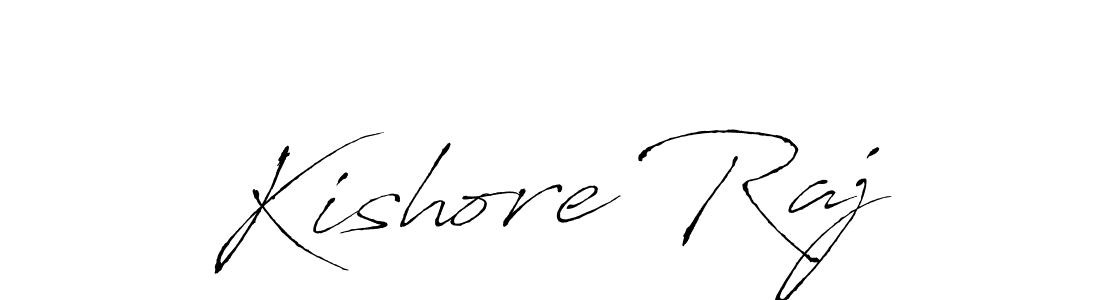 Create a beautiful signature design for name Kishore Raj. With this signature (Antro_Vectra) fonts, you can make a handwritten signature for free. Kishore Raj signature style 6 images and pictures png