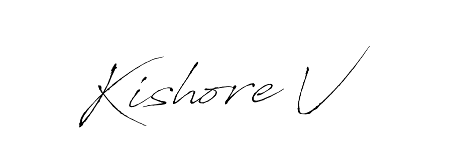 Make a beautiful signature design for name Kishore V. Use this online signature maker to create a handwritten signature for free. Kishore V signature style 6 images and pictures png