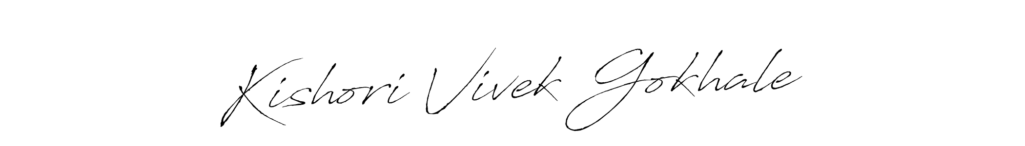 It looks lik you need a new signature style for name Kishori Vivek Gokhale. Design unique handwritten (Antro_Vectra) signature with our free signature maker in just a few clicks. Kishori Vivek Gokhale signature style 6 images and pictures png
