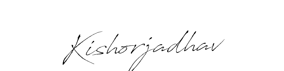 Also we have Kishorjadhav name is the best signature style. Create professional handwritten signature collection using Antro_Vectra autograph style. Kishorjadhav signature style 6 images and pictures png
