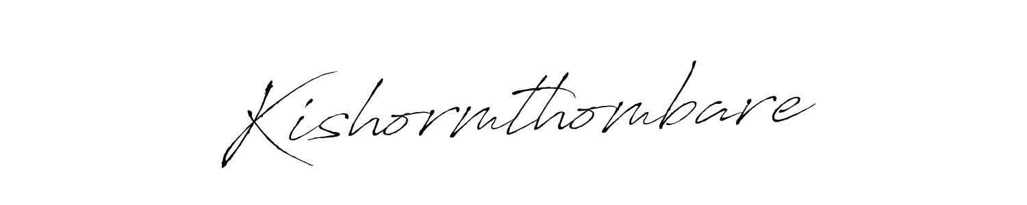 You should practise on your own different ways (Antro_Vectra) to write your name (Kishormthombare) in signature. don't let someone else do it for you. Kishormthombare signature style 6 images and pictures png