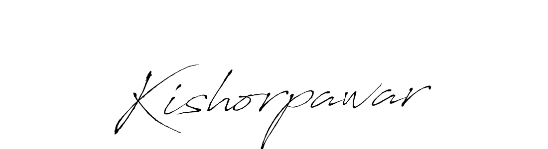 The best way (Antro_Vectra) to make a short signature is to pick only two or three words in your name. The name Kishorpawar include a total of six letters. For converting this name. Kishorpawar signature style 6 images and pictures png