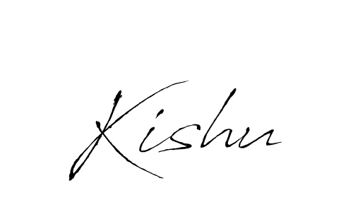 Use a signature maker to create a handwritten signature online. With this signature software, you can design (Antro_Vectra) your own signature for name Kishu. Kishu signature style 6 images and pictures png